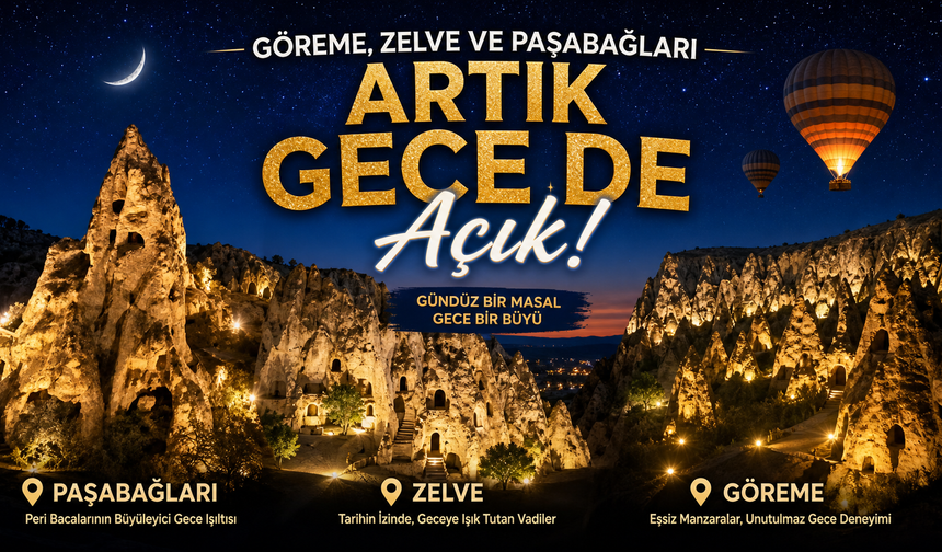 Kapadokya’da Gece Müzeciliği Dönemi Başladı