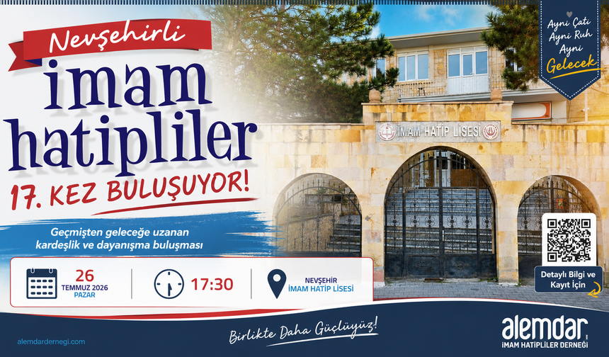 Nevşehirli İmam Hatipliler 17. Kez Buluşuyor