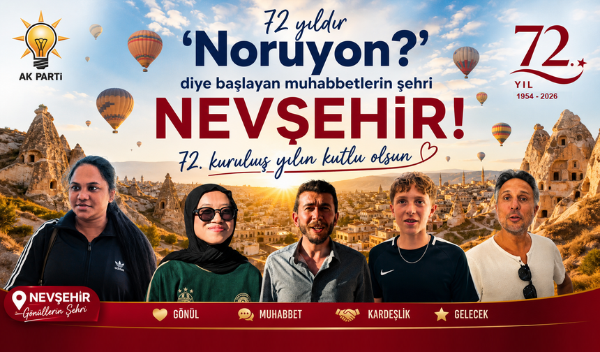 AK Gençlik'ten Nevşehir'in 72. Yılına Şiveli Kutlama Videosu