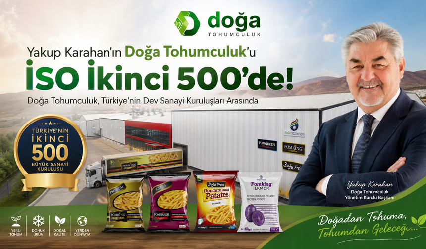 Nevşehir'in gururu Doğa Tohumculuk İkinci 500'de