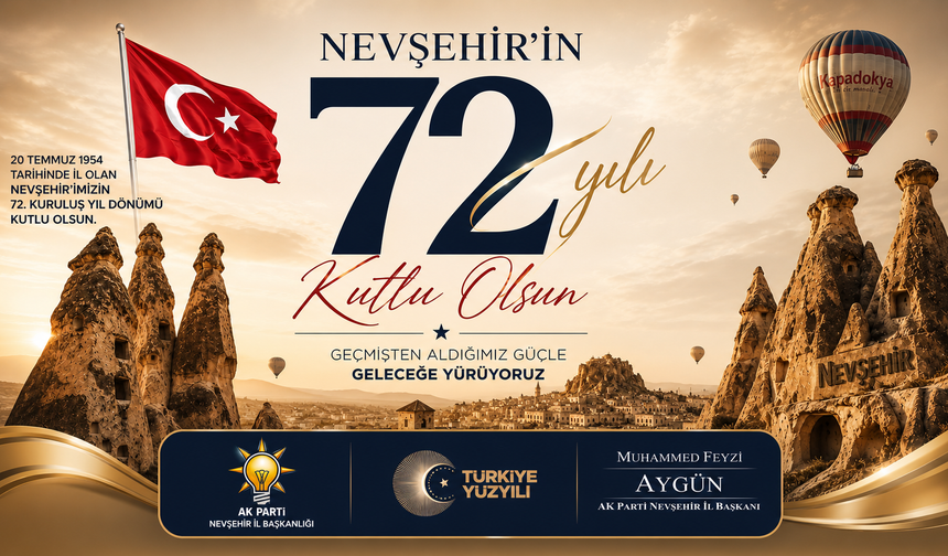 Başkan Aygün: "72 Yıldır Aynı Sevda, Aynı Heyecan"
