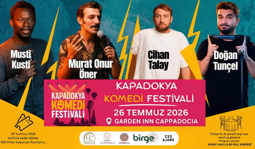Kapadokya'da Kahkaha Festivali Başlıyor!