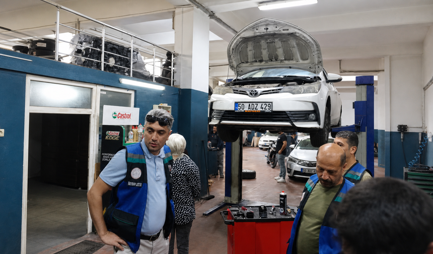 Nevşehir'de Motor Yağı Değişim Noktalarına MOYDEN Denetimi