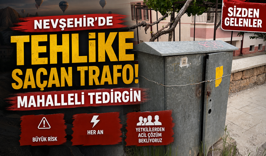 Nevşehir'de Bu Görüntü Endişe Yarattı!