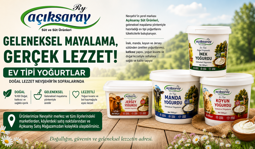 Ev Tipi Açıksaray Yoğurtlarını Denediniz mi?