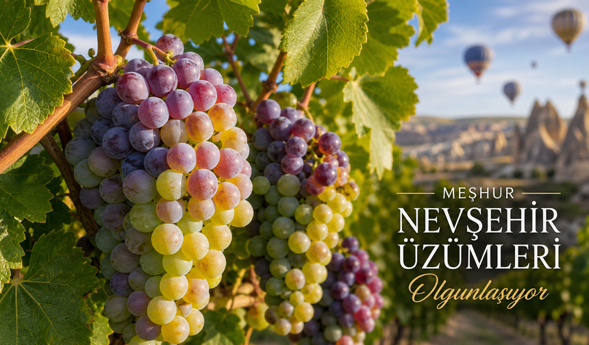 Nevşehir Üzümüne İlk Alaca Düştü
