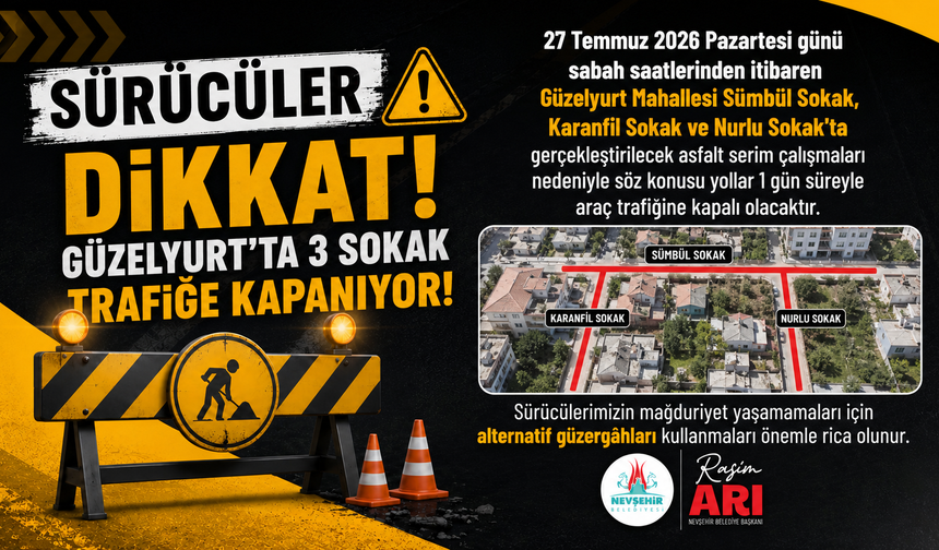 Güzelyurt Mahallesi'nde Asfalt Mesaisi Başlıyor