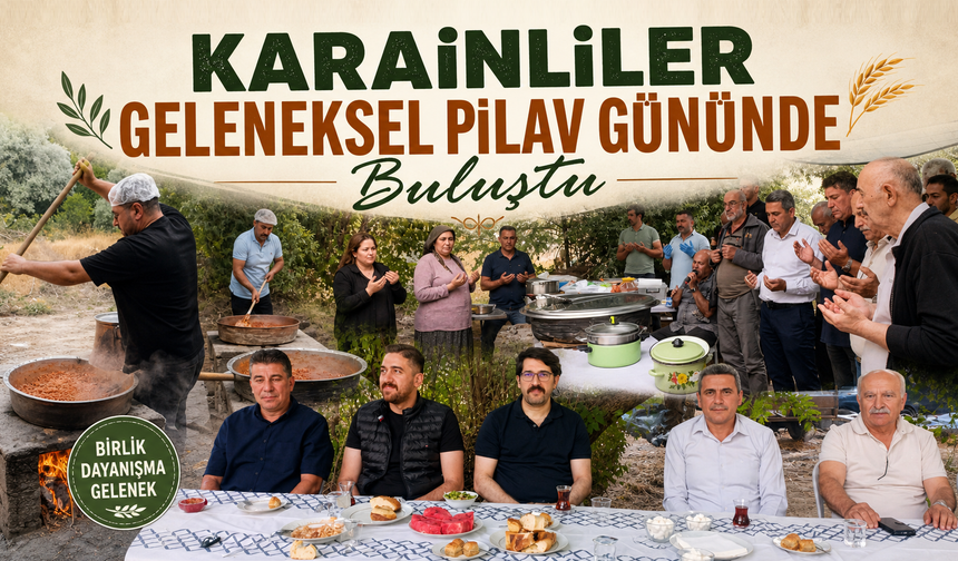 Karain'de Birlik ve Beraberlik Sofrası Kuruldu