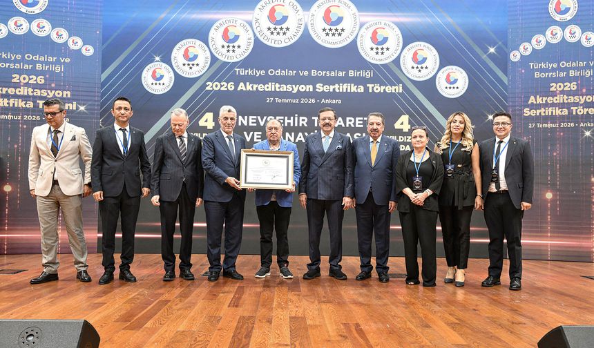 NTSO, TOBB 2026 Akreditasyon Sertifikasını Aldı