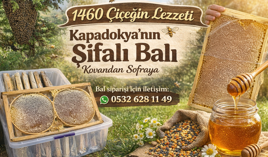 Kapadokya'nın Şifalı Balı Kovandan Sofraya