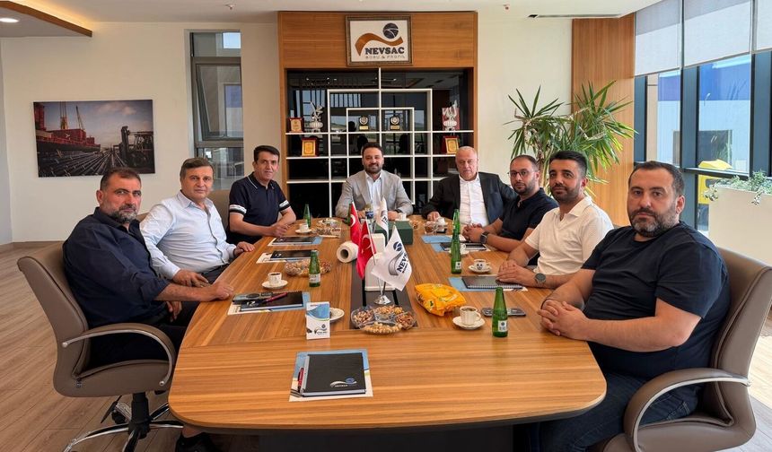Nevşehir'in gururu NEVSAC metal'e tebrik ziyareti