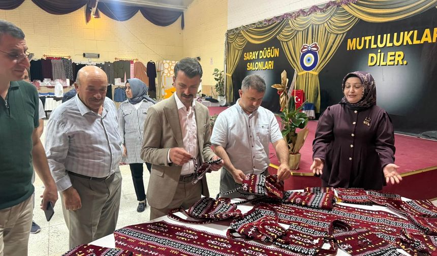 Nevşehir Sulusaray'da Giyim Üretim Kursu Sergisi Açıldı