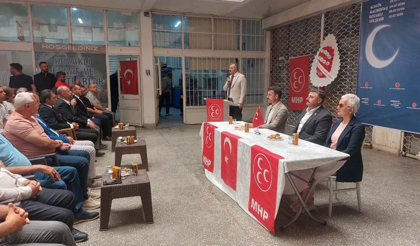 Canip Yüksel Yeniden MHP Kozaklı İlçe Başkanı