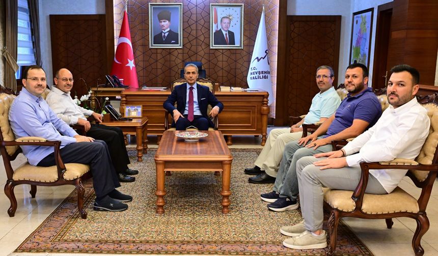 Nevşehir Valisi Hüseyin Kök'e Hayırlı Olsun Ziyaretleri Sürüyor