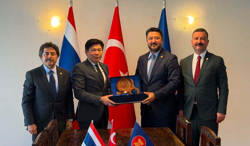 Çalışkan'dan Tayland Büyükelçisi'ne Ziyaret