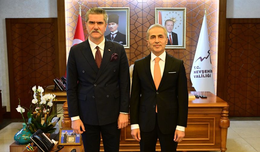 Nevşehir Cumhuriyet Başsavcısı Çalış'tan Vali Kök'e Ziyaret