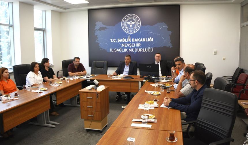 Nevşehir'de Hastane ile Sağlıklı Hayat Merkezi Arasında İş Birliği Toplantısı Düzenlendi