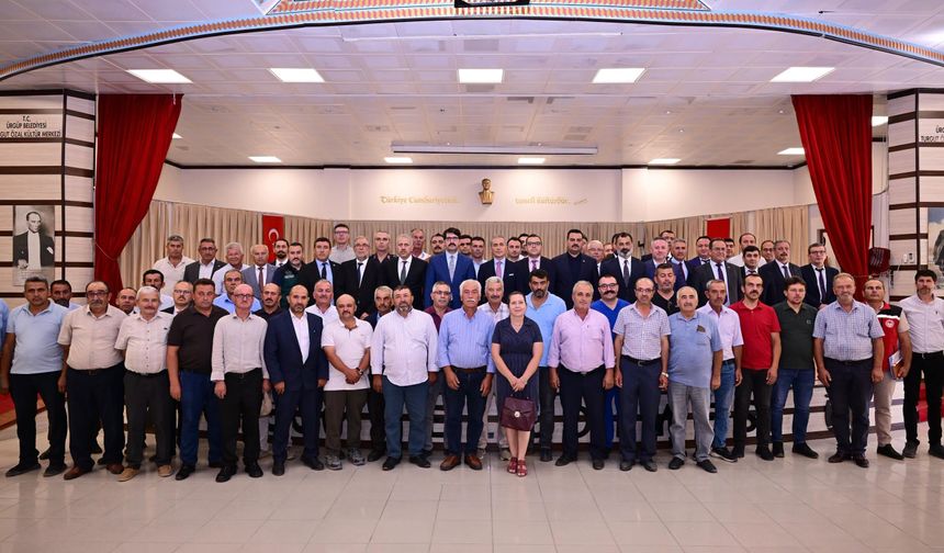 Vali Kök Ürgüp'te Muhtarlarla Bir Araya Geldi