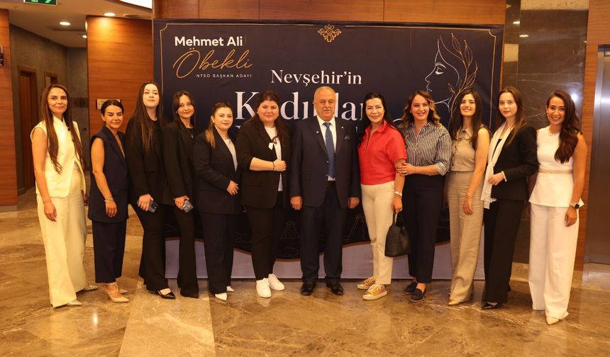 Mehmet Ali Öbekli, "Nevşehir'in Kadınları Nerede?" Programında Kadın Girişimcilerle Buluştu