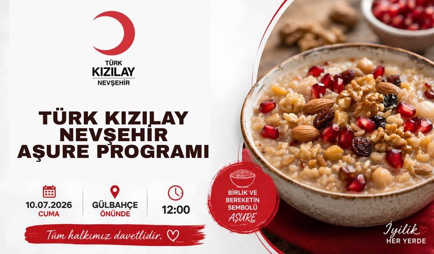 Türk Kızılay Nevşehir'den Aşure İkramına Davet!