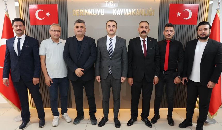 BBP Nevşehir Teşkilatından Derinkuyu Kaymakamı Yeğin'e Hayırlı Olsun Ziyareti