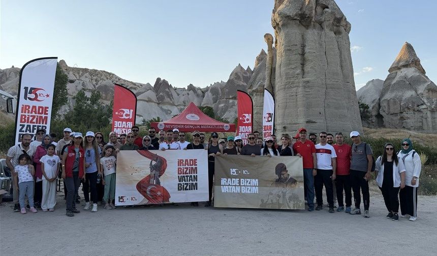 Uçhisar'dan Göreme'ye Kapadokya'da 15 Temmuz Vadi Yürüyüşü