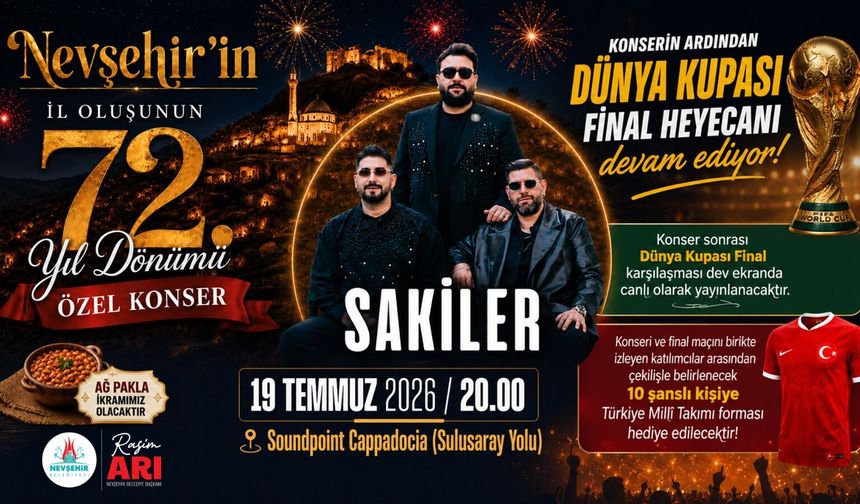 Nevşehir’de Sakiler ve Dünya Kupası Coşkusu