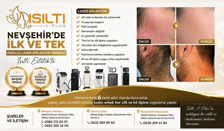 Nevşehir'in Ödüllü Lazer Epilasyon Merkezi