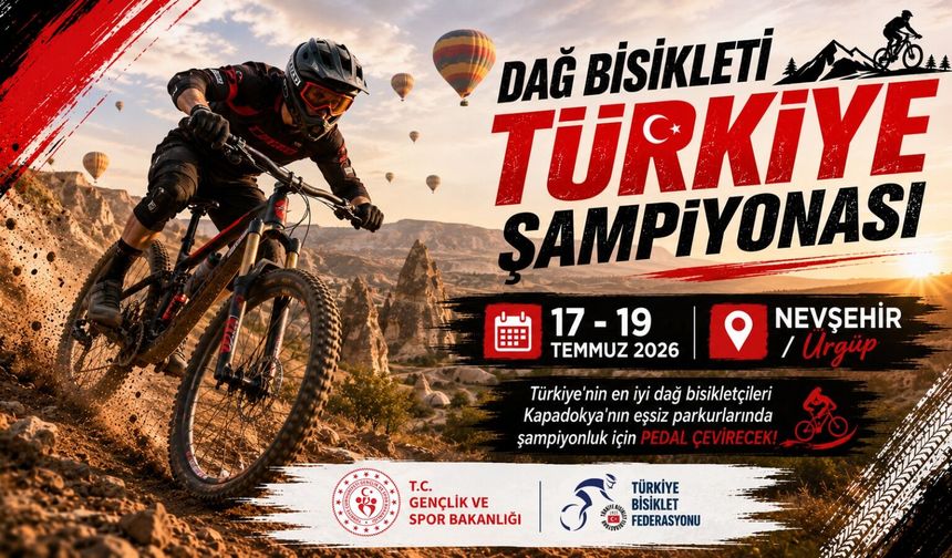 Dağ Bisikleti Türkiye Şampiyonası Ürgüp'te Pedal Çevirecek