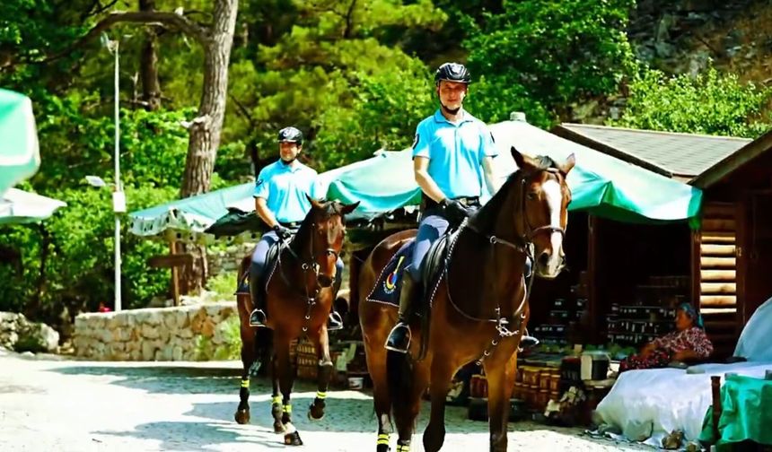 Nevşehir JAKEM'in Atlı Jandarma Timi Balıkesir'de Göreve Başladı