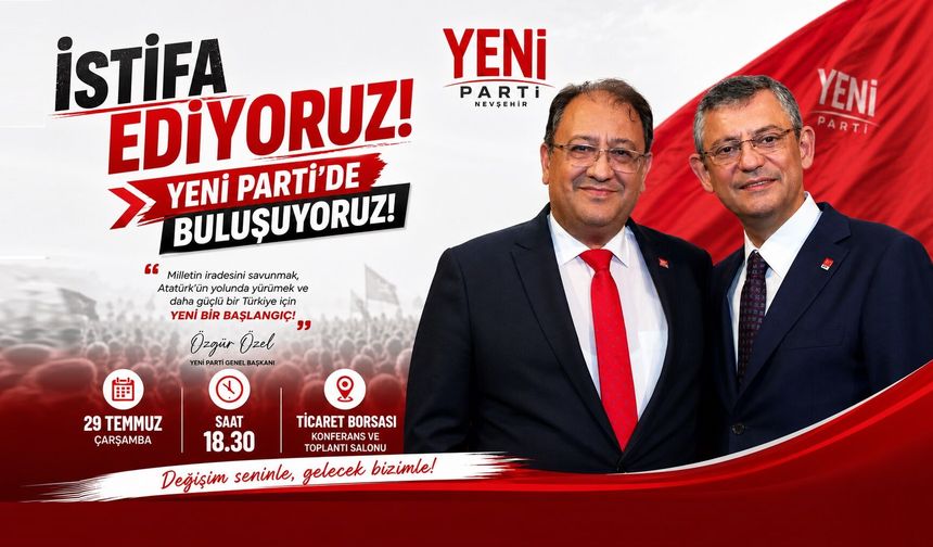 Yumuş: "İstifa edip, YENİ parti'de buluşuyoruz'