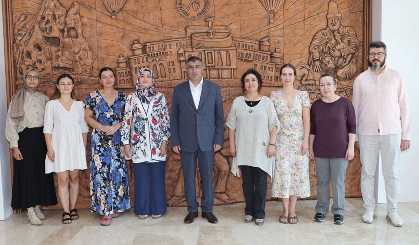 Polonyalı Araştırmacılar NEVÜ Rektörü Aktekin’i Ziyaret Etti