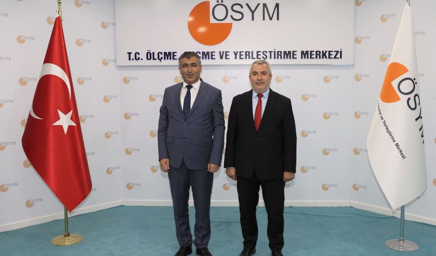 Rektör Aktekin’den ÖSYM Başkanı Prof. Dr. Bayram Ali Ersoy’a Ziyaret