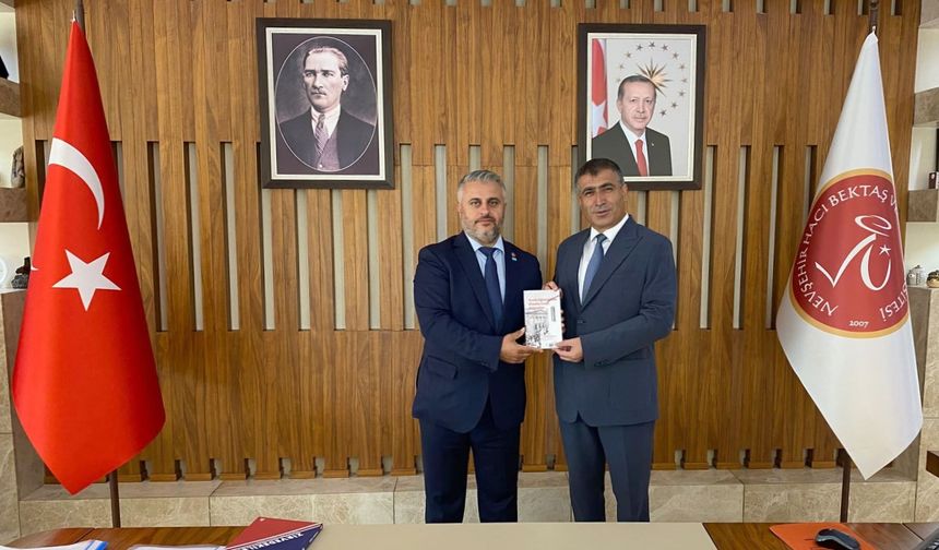 TİMBİR Temsilcisi ve EkoAvrasya Vakfı heyetinden Rektör Aktekin’e Ziyaret
