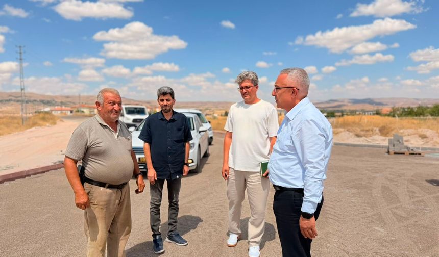 Gülşehir’in iki mahallesinde yollar yenileniyor