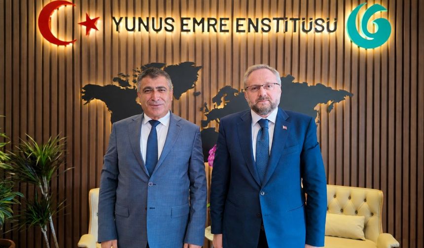 Rektör Aktekin’den Yunus Emre Enstitüsü Başkanı Prof. Dr. Selim Argun’a Ziyaret