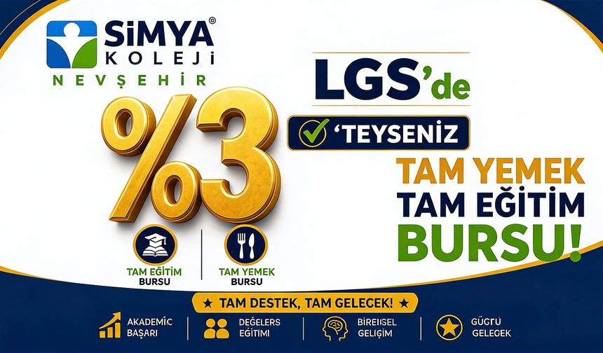 LGS'de Derece Yapanlara Simya Koleji Ayrıcalığı