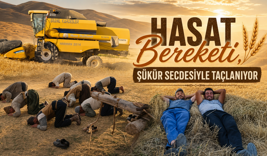 Nevşehir'de Hasat Bereketi, Şükür Secdesi