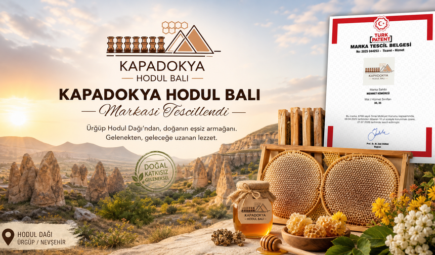 Kapadokya Hodul Balı Markası Tescillendi