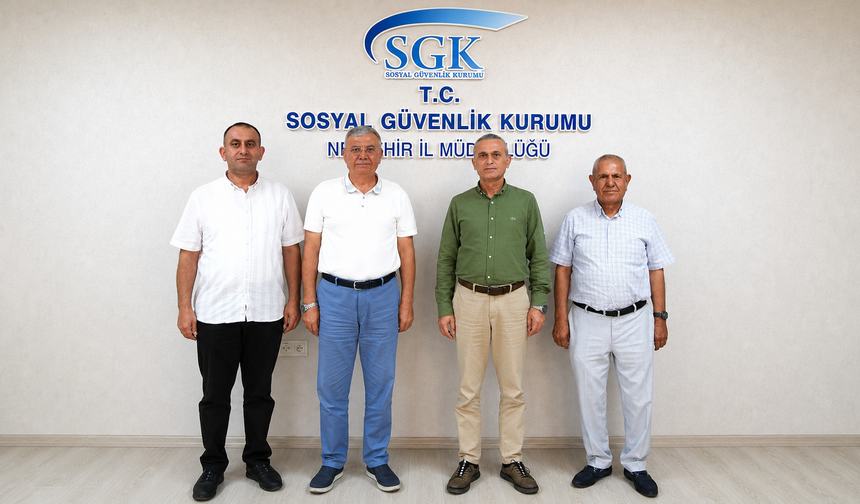 NTB Başkan Adayı Çelebi'den SGK'ya Ziyaret
