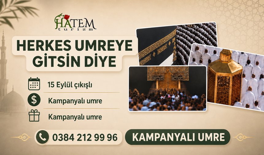 Hatem Turizm’den Kaçırılmayacak Umre Kampanyası