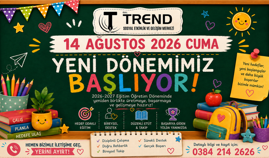 Trend Eğitim’de Yeni Dönem Başlıyor