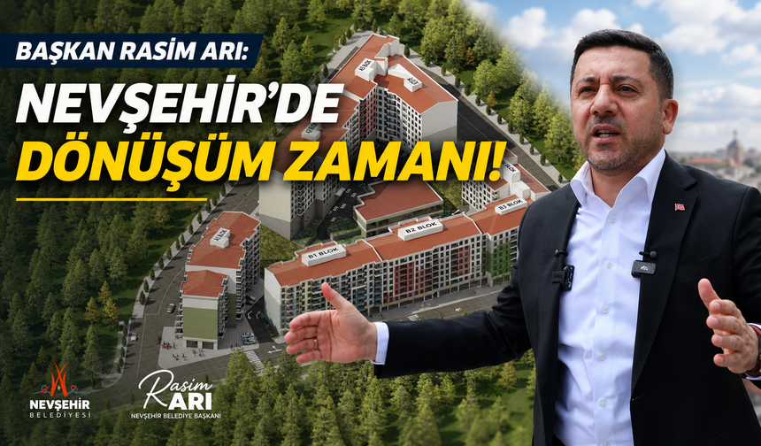 Nevşehir’de Adliye Arkası Kentsel Dönüşüm Projesi hak sahiplerine anlatılacak