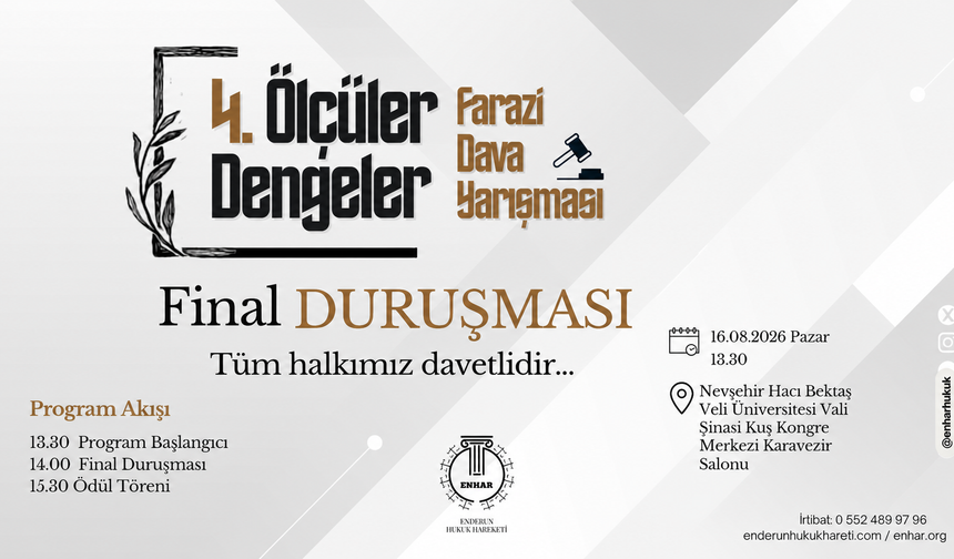 Genç hukukçular Nevşehir’de kürsüye çıkıyor