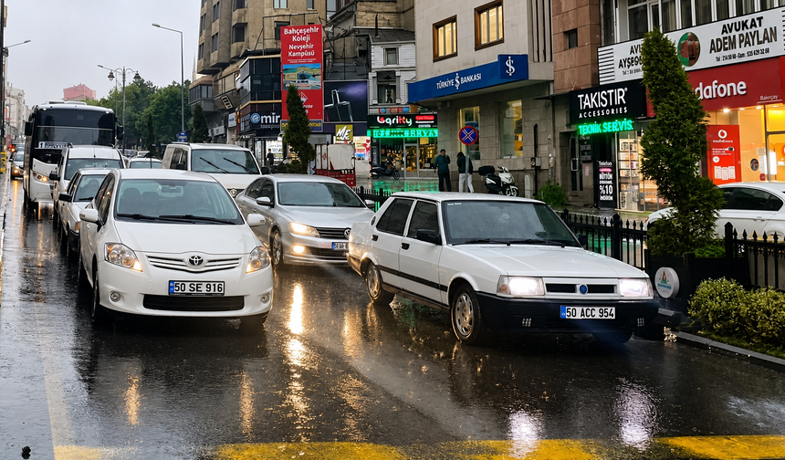 Nevşehir’de Yeni Haftaya Yağmurla Başlangıç