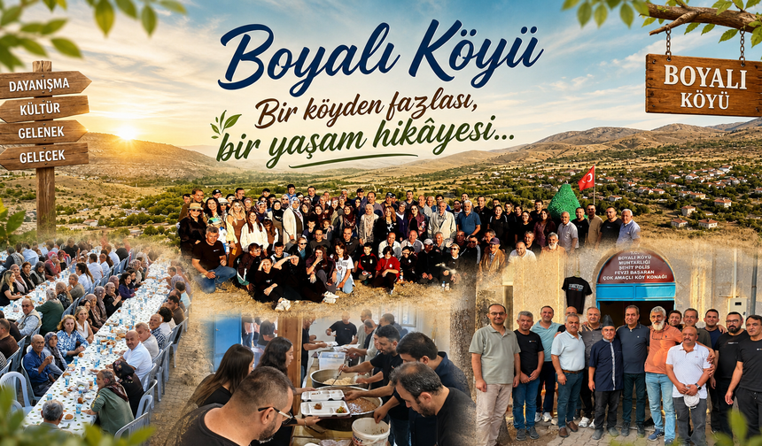 Ürgüp Boyalı’da Köy Halkı Tek Sofrada Buluştu