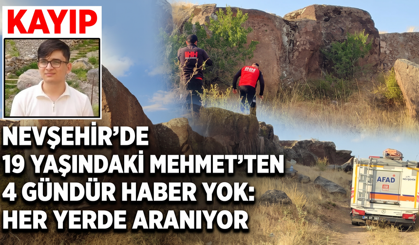 Acıgöl’de Kayıp Genç İçin Zamanla Yarış Başladı