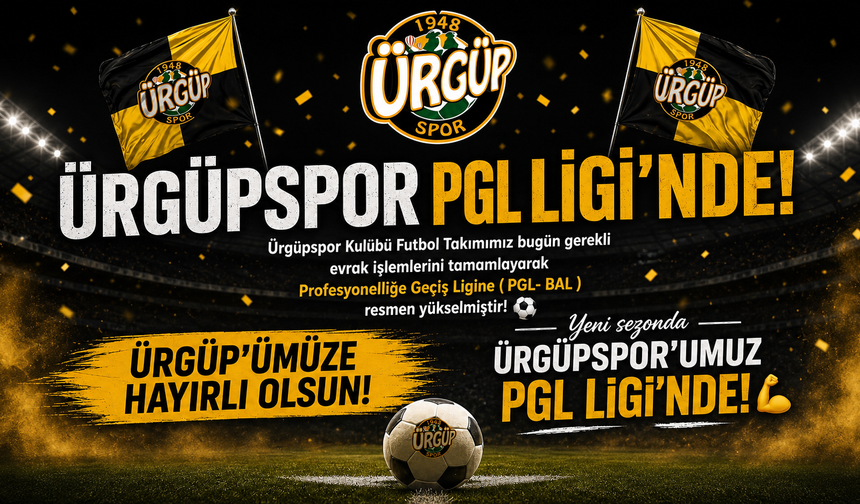Ürgüpspor PGL’de! Nevşehir’i Temsil Edecek