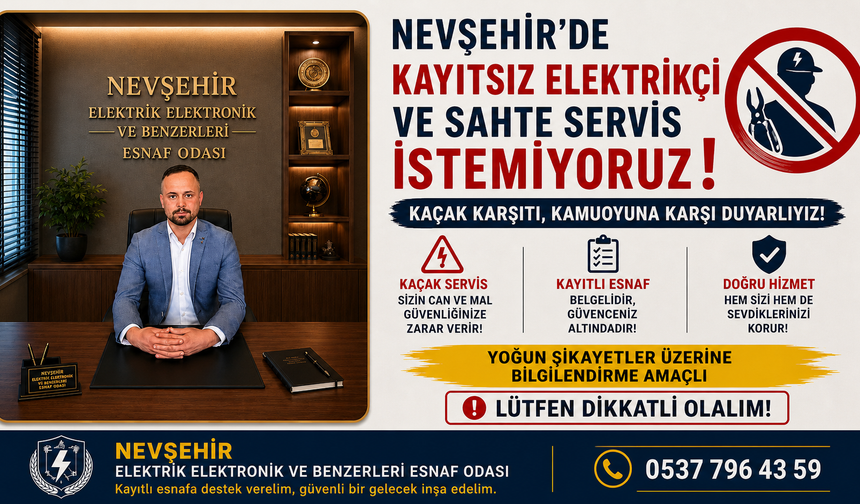 Nevşehir’de Vatandaşlara 'Sahte Servis' Uyarısı