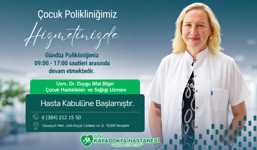 Nevşehir’de çocuk sağlığı için sevindiren gelişme